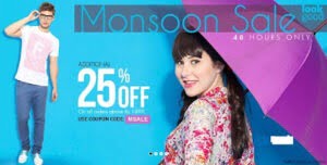 Monsoon Sale at Myntra: Buy Min worth Rs.1499 & Get Additional 25% Off on Men’s / Women’s Fashionstyles