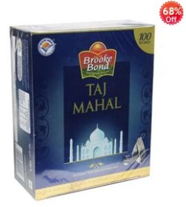 Shopclues Jaw Dropping Deal: Brooke Bond Taj Mahal 100 Tea Bags
