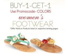 Buy 1 Get 1 Free Offer on Women Footwear