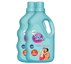Buy One Get 1 Free Offer on Wipro Safe Wash Mild Detergent Liquid Soap 2 Kg