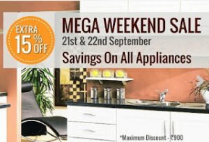 Home & Kitchen Appliances – Flat 15% Additional Off @ Amazon