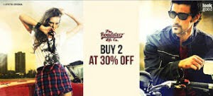Great Deal: Flat 30% + Flat Additional 20% Off on Purchase of 2 Roadster Fashion Styles at Myntra