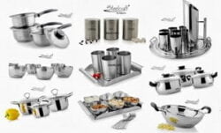 Deep Discount Offer: Premium Quality Steel Kitchen Utensils with 24% Off + Additional 16% Festival Discount