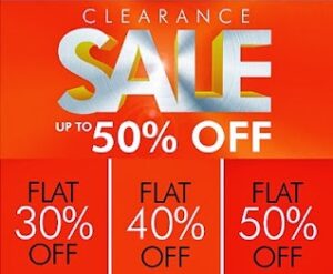 Myntra Clearance Sale:  Flat 50% | Flat 40% | Flat 30% on Fashion Styles