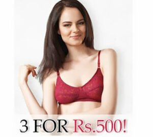 Buy any 3 Women’s Undergarment for Rs.500 @ Zivame