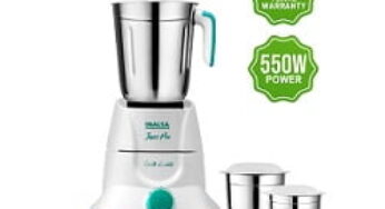 Inalsa Mixer Grinder Jazz Pro 550W with 3 Stainless Steel Jars for Rs.1658 @ Amazon