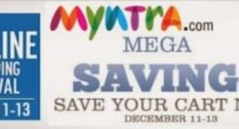 Great Online Shopping Festival by Google: Enjoy Flat 35% Discount on every thing at Myntra