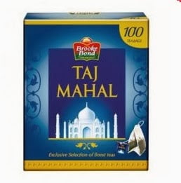 Brooke Bond Taj Mahal 100 Tea Bags worth Rs.122 for Rs.83 @ Amazon