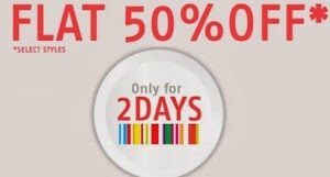 Flat 50% Discount on ShoppersStop Men / Women / Kids Apparels