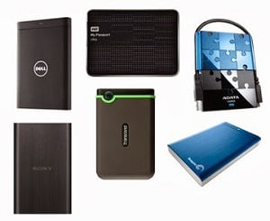 Lowest Price Offer on External Hard Disk: Dell Backup Plus 1TB USB 3.0 for Rs.3699 | Western Digital 1TB USB 3.0 for Rs.3779 at Amazon