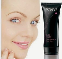 Ponds Face Wash- Pure White Deep Cleansing Facial Foam (50 Gr)