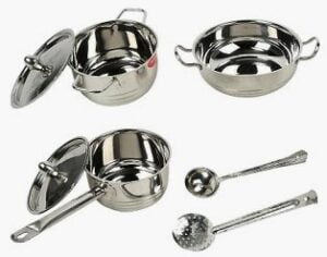 Special Offer: 7 Pc Induction Cookware Set By Praylady worth Rs.1550 for Rs.974 @ Amazon