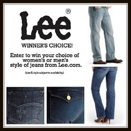 Flat 20% + Extra 25% or 37% Off on Lee Jeans for Men