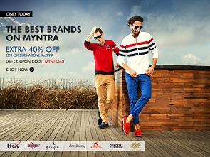 Myntra Originals Clothing, Footwear & Accessories – Up to 61% Off + 40% Extra Off