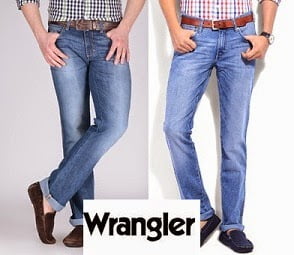 Flat 40% - 50% OFF On Wrangler Mens Jeans