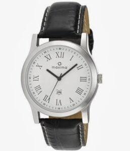 Maxima Analog White Dial Men’s Watch E-20880L-INST for Rs.399 @ Amazon