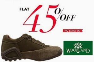 Amazon Offer: Flat 45% Off on Men’s  Woodland Shoes / Sandals / Slippers