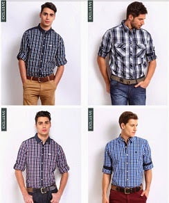 Buy 1 Get 1 Free Offer on Roadster Shirts