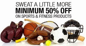 Flat 50% Off on Sports & Fitness Products @ Flipkart