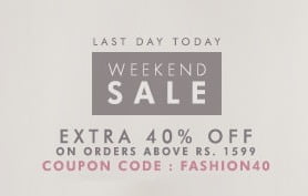 Clothing, Footwear & Accessories - Flat 40% Off