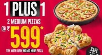 Buy 1 and get 1 free Offer on Medium Size Pizza @ Pizza Hut