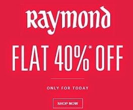 Raymonds Men Clothing - Minimum 40% Off
