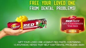 Get Free Sample of Dabur Red Tooth Paste