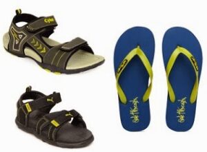Branded Flip-Flops & Sports Sandals - Flat 50% Off