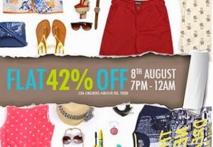 Myntra Clearance Sale: Flat 42% Extra Off on Clothing / Footwear & Accessories