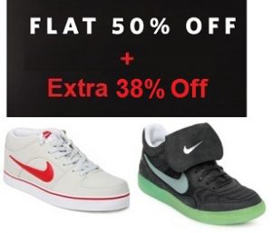 Unbelievable Discount : Branded Casual & Sports Shoes – Minimum 50% Off + Extra 38% Off @ Myntra