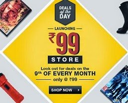 Flipkart Rs.99 Store Sale: All deal for Rs.99 Only