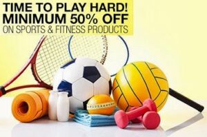 Mega Sale on Sports Gears: Min 50% Off on Sports & Fitness Products | Min 40% Off on Badminton Gears | Min 25% Off on Shuttles & Balls @ Flipkart