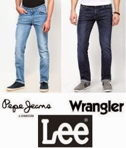 Mens Jeans: Pepe Jeans, Wrangler, Lee - Min 30% off