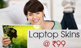 Laptop Skins for Rs.99 @ Shopclues