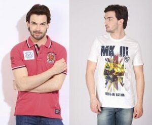 Flat 40% Off on Men’s Round Neck & Polo T-Shirts (Converse, Integrity & U.S. Polo Assn) – Limited Period Offer