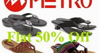 Minimum 50% Off on Women’s Metro Footwear (Flats, Heels) @ Amazon