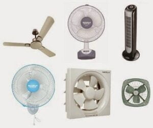 Ceiling Fans, Table Fans, Exhaust Fans, Tower Fan, Wall Fans - up to 67% Off