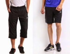 Flat 50% Off on Adidas, Reebok, Nike Men Shorts