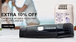 Personal Care Appliances (Trimmer, Hair Dryer, Straightener, Shavers ): Up to 50% Off + 10% Extra Off @ Amazon