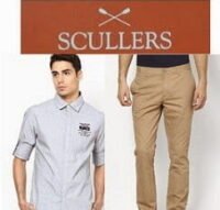 Scullers & Scullers Sports Men's Formal & Casual Shirts, T-Shirts, Trousers - Flat 50% Off
