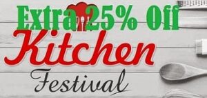 Grand Kitchen Festival: Get Extra 25% Discount on Cookware | Kitchen Storage | Dining & Serving