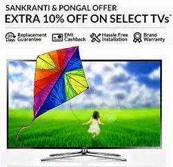 Snakranti & Pongal Offer on LED Smart TV: Up to 70% Off + Extra 10% Off
