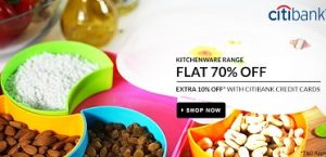 Home & Kitchen Needs: Flat 70% Off on Kitchenware @ Flipkart