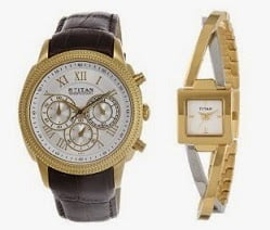 Titan Watches for Mens / Womens : Flat 40% Off