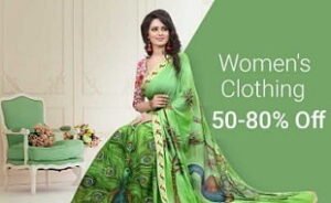 Flat 50% - 80% Off on Women's Ethnic Wear