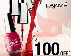 Lakme Makeup & Beauty Products - Flat Rs.100 Extra Off