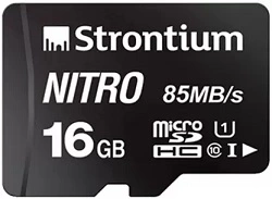 Strontium MicroSD Card 16 GB Class 10 Nitro for Rs.445 @ Flipkart