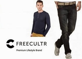 Freecultr Mens Clothing: Flat 50% Off