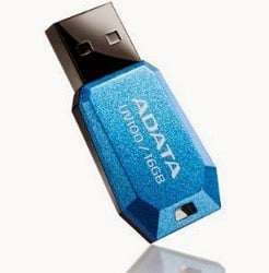 Adata Dash Drive UV100 8GB Blue Pen Drive for Rs.155 @ Amazon