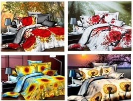 Story@Home Designer Polycotton Double Bedsheet with 2 Pillow Covers